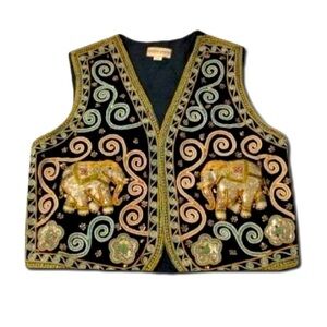 Handmade Vintage Bohemian Folk Waistcoat